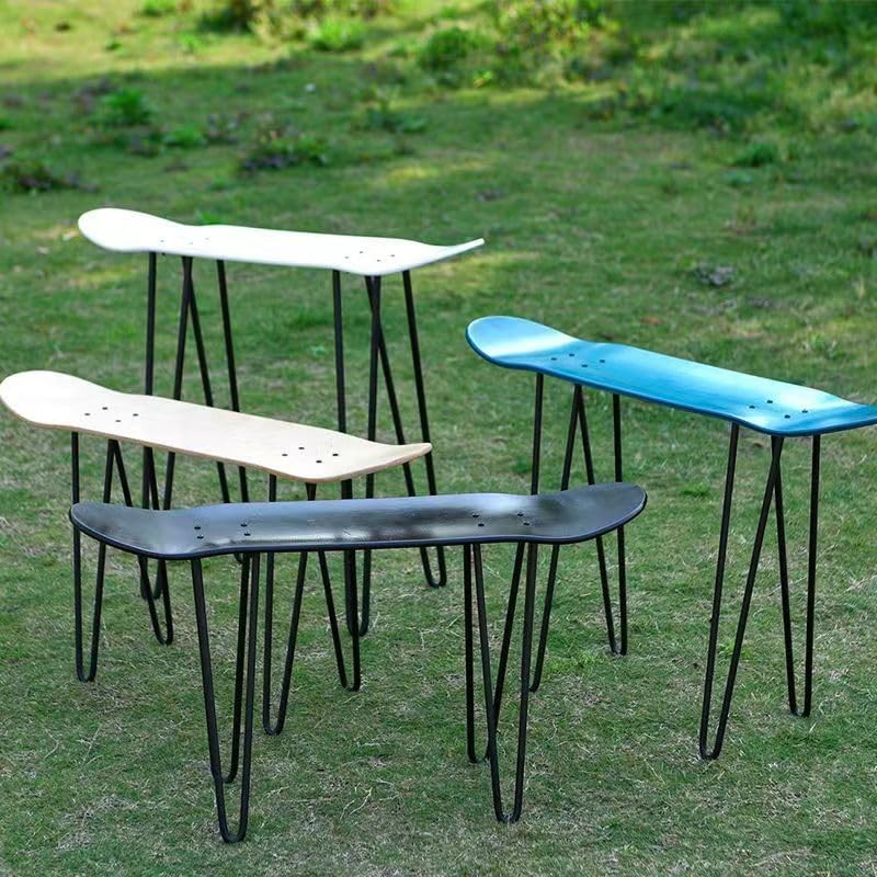 ZenithPrime 2Pcs Skateboard Stool Legs, 15.75inch Longboard Benches Feet, 350lbs