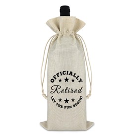 Retirement Gifts for Women Men Wine Bag Leaving Gifts Farewell Gifts for Coworkers Colleagues Boss Leader Retirement Party Decorations Retirement Gifts for Friends Family Teacher Nurse