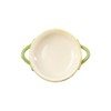Vietri Bakers Green Small Handled Round Baker, Oven Baking Dish,