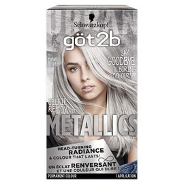 Got2b 1 Metallics Permanent Hair Color, Metallic Silver M71, 142.5 Milliliters