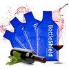 Liquid Spectrum 4 Pack Reusable Wine Protector Travel Bag by