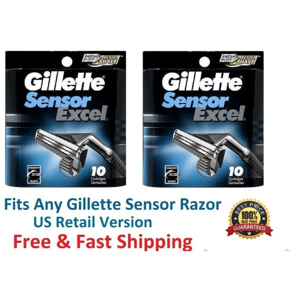 Gillette 20 Gillette Sensor Excel Razor blades Refill Cartridges 5