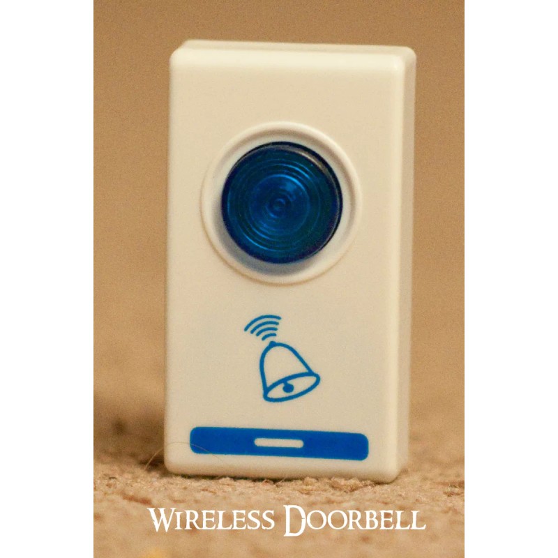 WIRELESS Doorbell Door Bell Chime Sound Dorm Room Portable Travel