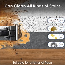 (6 Pack) H14 Pro Replacement Roller Brushes and HEPA Filters Compatible with Dreame H14 Pro Cordless Wet and Dry Vacuum Cleaner, 3 Roller Brushes, 3 HEPA Filters, Accessories Kit