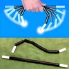 MilesMagic Magician's Instant Breakaway Wand Gimmick Shiny Plastic Strip 12''
