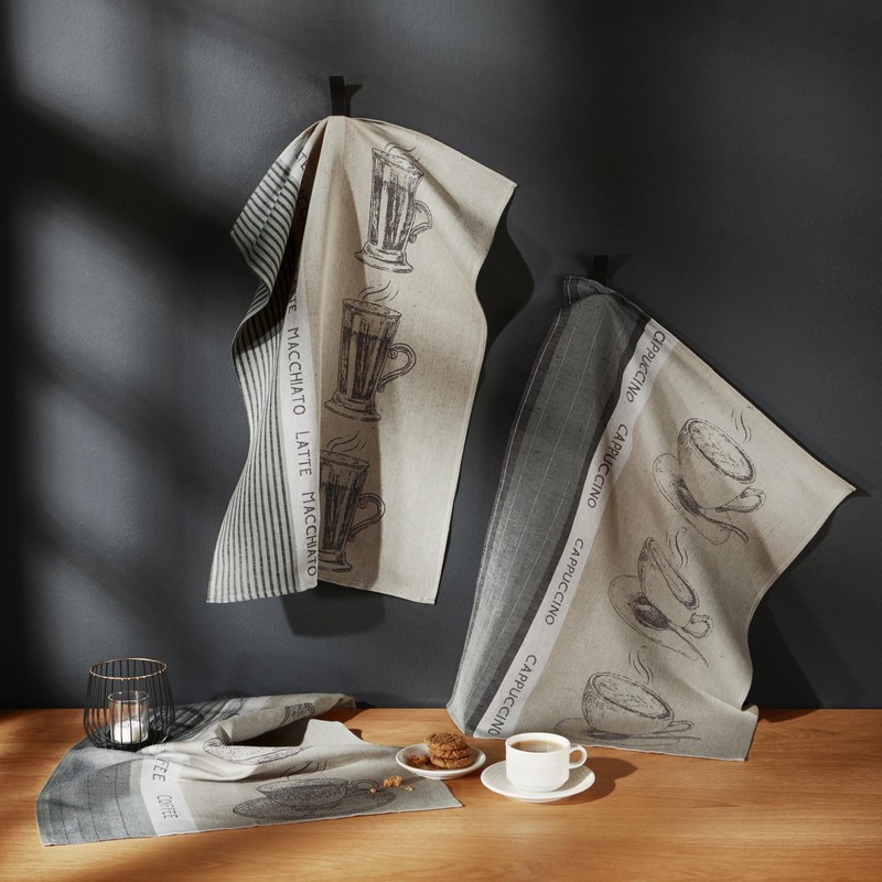 Erwin Müller Half-Linen Tea Towel 50 x 70 cm Pack