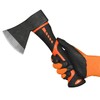 ZUZUAN Chopping Axe,10”Camping Outdoor Hatchet for Wood Splitting and Kindling,
