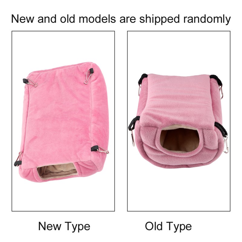 Windproof Warm Parrot Nest Plush Hammock Hanging Swing Bed Cave