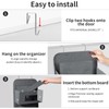 MAX Houser 5-Shelf Over The Door Hanging Organizer with 2