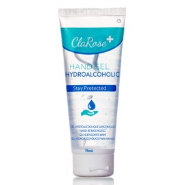 ClaRose Hand Sanitising Gel with 70% Alcohol, 75 ml