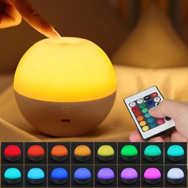 Opard Nachtlicht Für Kinder Nachtlampe LED-Nachtlicht,Nachttischlampe Stimmungslicht,Smart Touch Control Nachtlicht