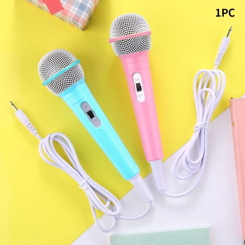 EKDJKK Wired Microphone, Portable Wired Dynamic Microphone 3.5mm Jack Lightweight