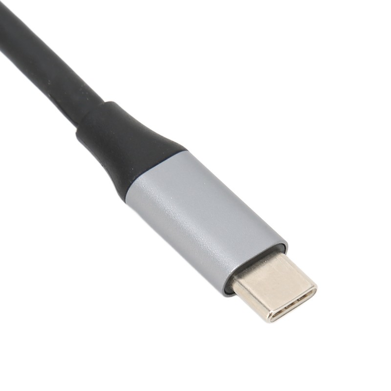 USB C Splitter Silver 5Gbps Speed Heat Dissipation Function Smart