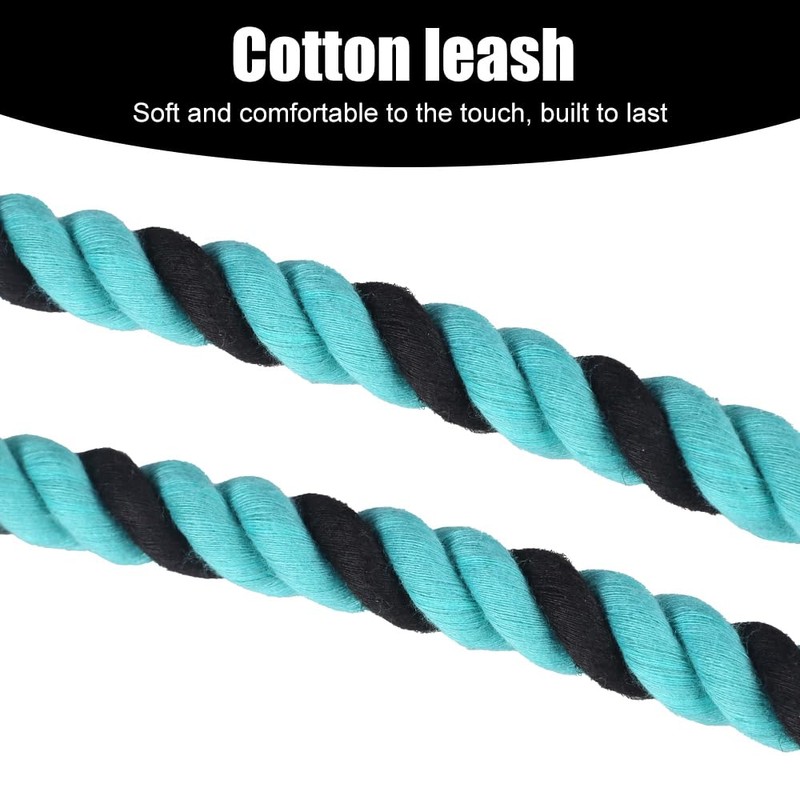 Cotton Lead Rope, Horse Guiding Line with a Snap Hook,