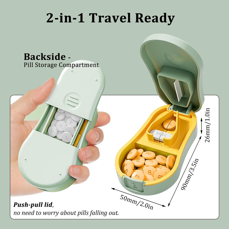 Pill Cutter Splitter for Small and Tiny Pills - Professional