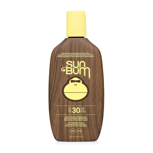 Sun Bum Original SPF 30 Sun Cream Lotion, Moisturizing Sunscreen with Vitamin E, Vegan and Reef Friendly, Broad Spectrum UVA/UVB Protection, 237ml