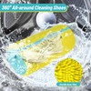 ODIWEN 2 Stück Sneaker Mesh Waschbeutel Wäschesack, Schuhe Sneaker Multi