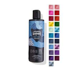 Strawberry Leopard Blue Steel Semi Permanent Conditioning Hair Color, Repairs and Rejuvenates Hair, All Hair Types and Textures, Vegan, CrueltyFree, GlutenFree, 8 Fl. Oz.