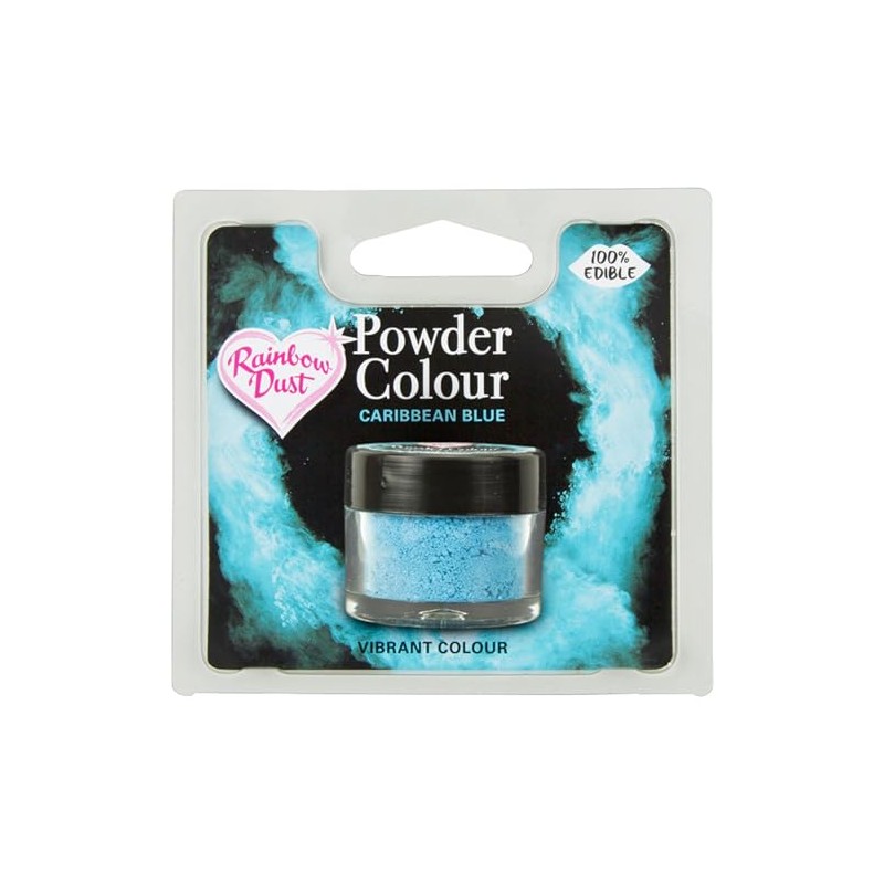 Rainbow Dust Powdered Food Colouring - (Caribbean Blue)