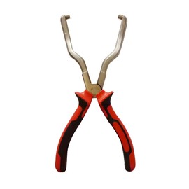 ZIMISI Fuel Line Plier, Quick Disconnect Release Removal Tool, Petrol Hose Clamp Clip Pliers, Fuel Line Disconnect Tool, Car Pipe Clip Repair Tool, Automotive Tools for Most Cars (Red/Black/White)
