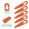 Tunosava 100Pack Nylon Replacement Trimming Blades Compatible with STIHL Weed