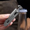 Titanium alloy mini wrench multi-function adjustable wrench portable keychain pocket