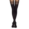 Conte Tights with Stocking Imitation & Lace Panties Pattern Opaque