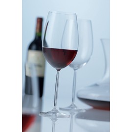 Schott Zwiesel Tritan Crystal Glass Diva Stemware Collection Claret/Bordeaux Goblet, Red Wine Glass, 26-Ounce, Set of 6