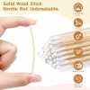100 PCS 10팩 여행용 귀용 면봉 개별 포장 둥근 팁