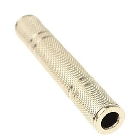kenable Metal Pro 6.35mm Stereo Jack Socket to Socket Coupler Adapter