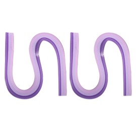 PATIKIL 540 x 3mm Rainbow Quilling Strips Paper,240 Pcs Origami Paper Quilling Strip for Art DIY Hand Craft Christmas, Gradient Purple