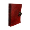 PotStar Dragron With One Lock Leather Diary , Handmade Journal