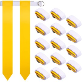 Sintege 14 Player Flag Football Set, Flag for Flag Football and Belts for Youth Kids Adults Sports Games Practices Training(Yellow)