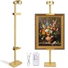 30'' Adjustable Tabletop Easel Stand with Rechargeable 13RGB Poster Light