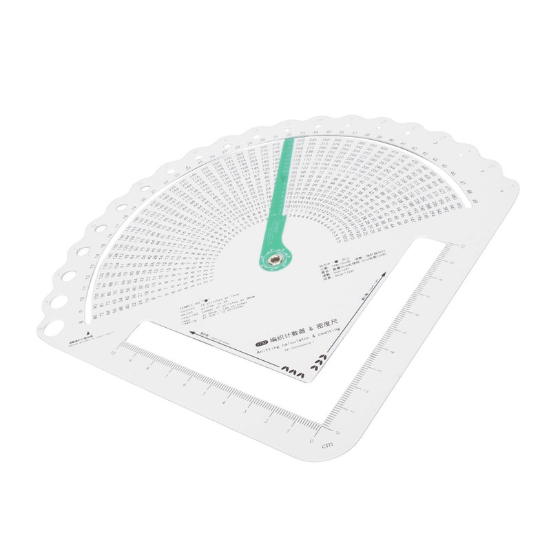 Knitting Ruler Knitting Gauge Measuring Tool Multifunctional Accurate Knitting Stitch