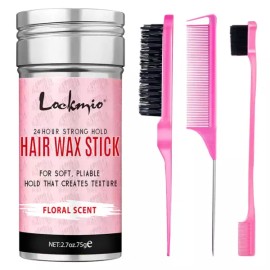 Sangpumsangseoseolmyeongchamjo 여성용 전문 스타일링 왁스 Anti-frizz Pomade Smoothing Broken Back Hair Mud 지저분한 머리카락 제어 [75g Floral Scent 5pc] Women's Professional Styling Wax Anti-frizz Pomade Smoothing Broken Back Hair Mud Messy Hair Control [75g Floral Scent 5pc]