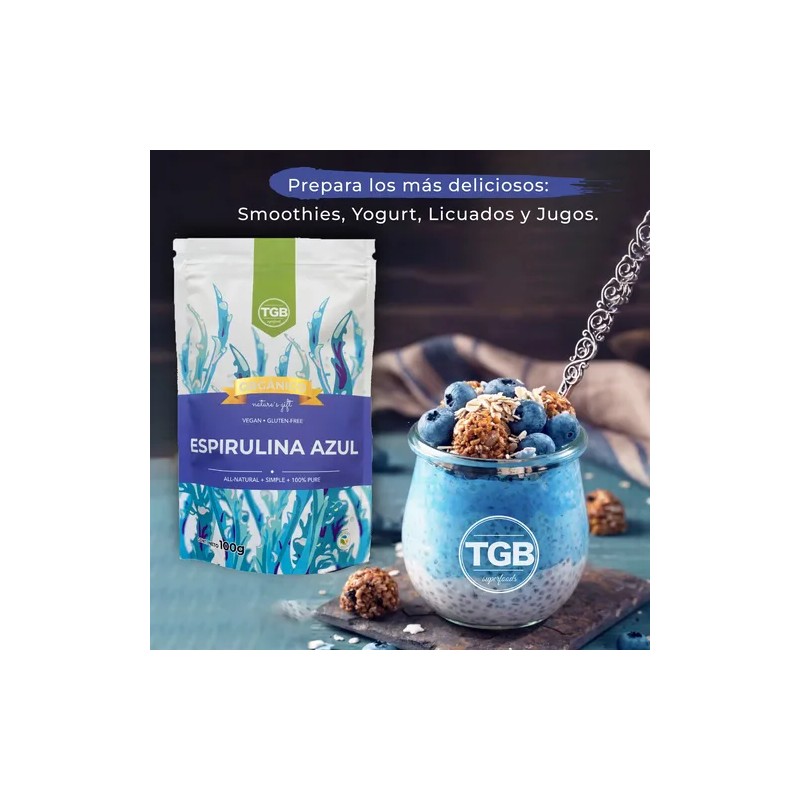Espirulina Azul En Polvo 100 Gr.