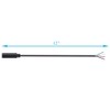 Fancasee 2-Pack 3.5mm 1/8" to Speaker Wire TRRS Stereo Female