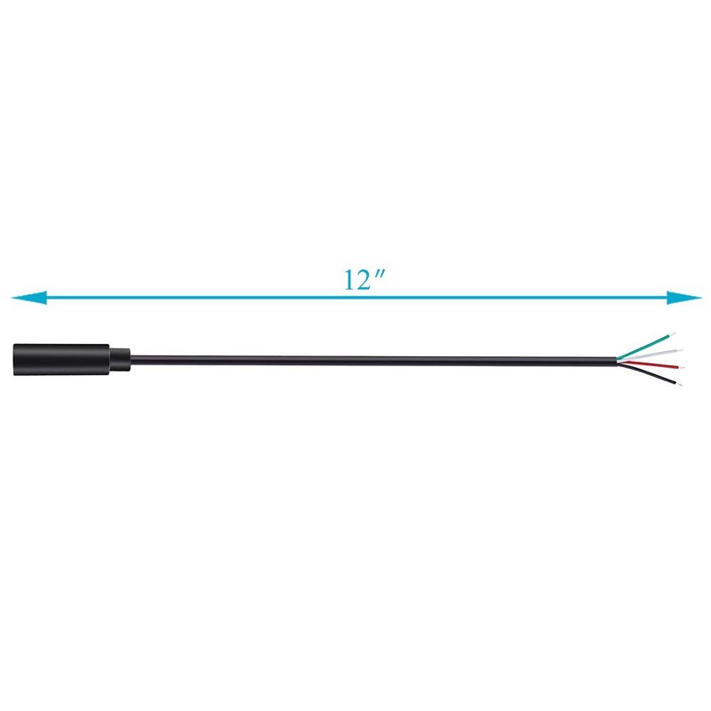 Fancasee 2-Pack 3.5mm 1/8" to Speaker Wire TRRS Stereo Female