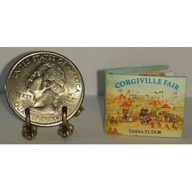 LEE ANN BORGIA MINIATURE BOOKS 1:12 SCALE MINIATURE BOOK CORGIVILLE FAIR TASHA TUDOR DOLLHOUSE SCALE