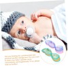 BIUDECO 8pcs Pacifier Holder Case Newborn Pacifier Storage Box Clips