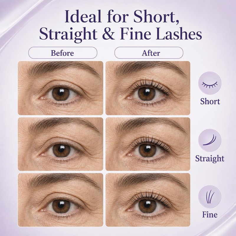 SILKSENCE Mascara for Older Women 60 plus, 1 Pack