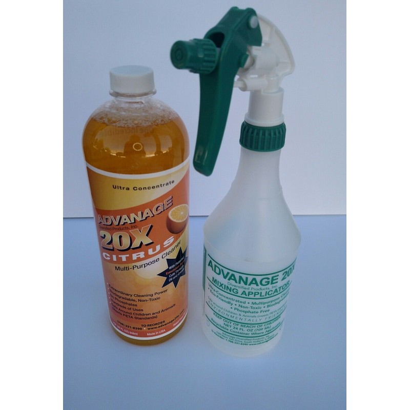 ADVANAGE 20X Cleaner All-Purpose Concentrate - Citrus w/spray bottle