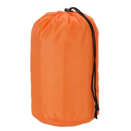 YELARXI Stuff Sack, Nylon Waterproof Storage Sacks Portable Drawstring Dry Stuff Bag Gear Organization with Toggle, 7x13Inch Fit for Backpacking Camping Traveling Hiking(Orange)