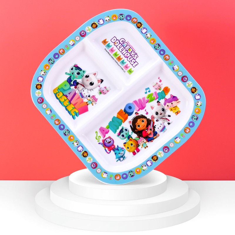 Zawadi Global Gabby's Dollhouse 3 Section Reusable Childrens Kids Toddlers
