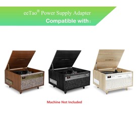 12V Adapter for Victrola VTA-820SB VTA820SB 6-in-1 Vinyl Record Player DC12V Replacement Power Supply Charger Cable Cord