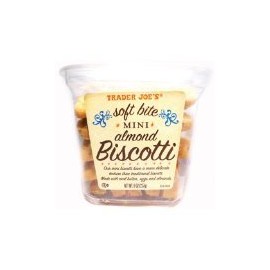 Trader Joe's Mini Almond Biscotti - 9 Oz. (Case of 6)