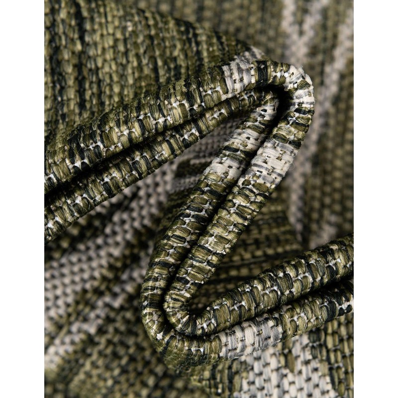 Unique Loom Outdoor Botanical Collection Area Rug - Leaf (7'