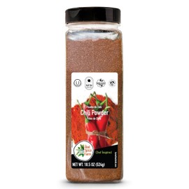Ābel Spice Farm Chili Powder, 18.5 oz – Rich Blend of Chili Peppers, Garlic & Spices for Tacos, Stews & More – All-Natural, Kosher, Non-GMO