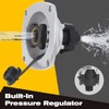 RV City Water Inlet with Pressure Reducing Valve,Chrome Water Fill